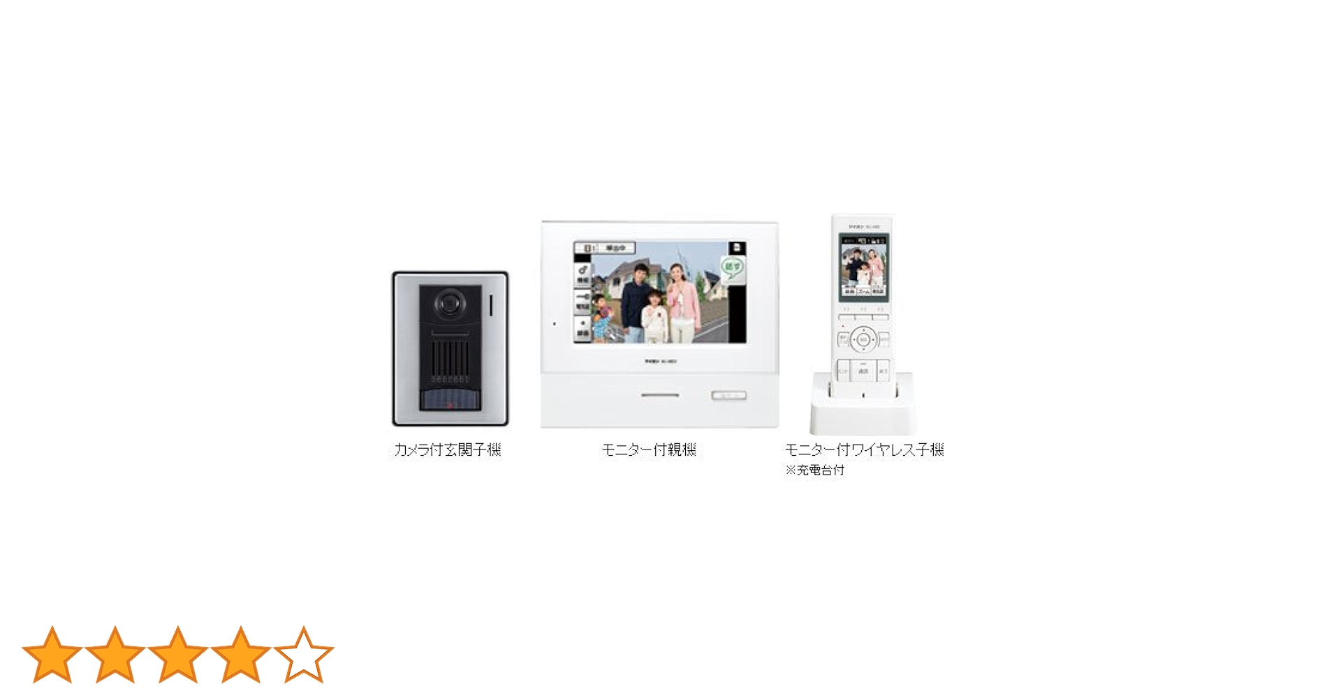 ROCOポータブル　インターホン ご家庭のセキュリティがもっと身近になるワイヤレステレビ